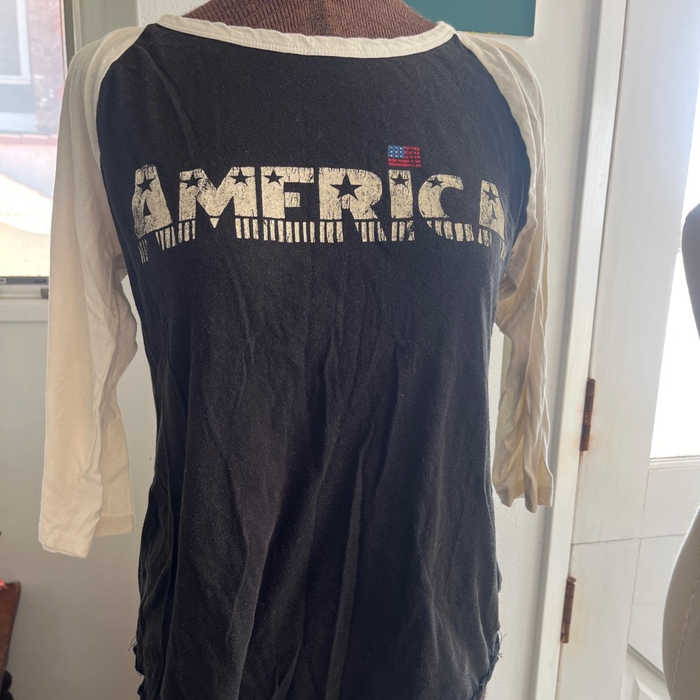 Denim & Supply Ralph Lauren America Baseball T- shirt size M